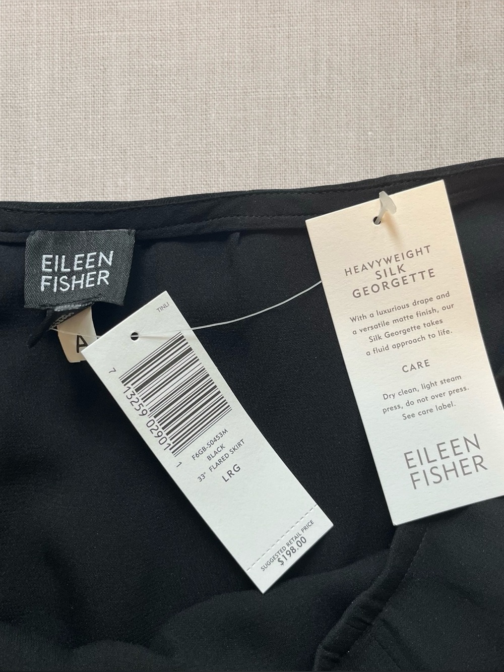 Classic Black A-Line Women's Skirt - Picture 3 of 5